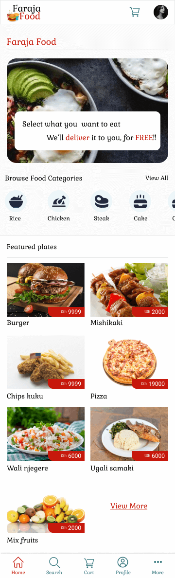 Food Uber App gallery