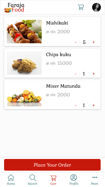 Food Uber App gallery